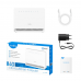 Модем CUDY AC1200 Wi-Fi 4G LTE-Cat4 Router, AC1200 Wi-Fi, build-in 4G LTE modem, 4 10/100M RJ45 Ports, Nano SIM Slot, 300Mbps at 2.4GHz + 867Mbps at 5GHz, Internal antennas, PPTP/L2TP/OpenVPN/WireGuard VPN, DNS over Cloudflare/Google/Quad9, DDNS, SMS,