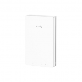 Точка доступа Wi-Fi CUDY AC1200 Gigabit Wall-Plate Access Point AC1200 Dual Band Gigabit Wall Plate Access Point,  MT7621DAN+MT7613B+MT7603E,  867Mbps at 5GHz + 300Mbps at 2.4GHz,  1 x Gigabit PoE-IN Port, 802.3af / at, 4 x Gigabit  RJ45 ports, LAN1 suppo