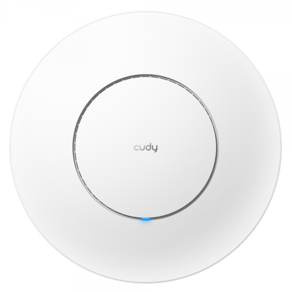 Точка доступа Wi-Fi CUDY AX3000 Wi-Fi 6 2 5G Access Point AX3000 Dual Band Ceiling Mount Wi-Fi 6 Access Point, Chipset MT7981, 802.11ax/ac/a/b/g/n, 2402Mbps at 5GHz + 574Mbps at 2.4GHz, 1 x 2.5G RJ45 Port, MU-MIMO, Support 12V DC or 802.3at PoE or Passiv