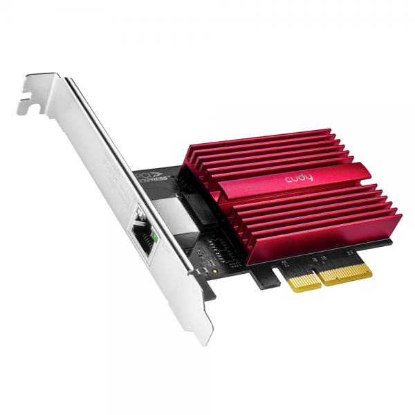 Адаптер беспроводной связи (Wi-Fi) CUDY 10G PCI Express Adapter Marvell AQC113 10Gbps PCI Express Adapter, Marvell AQC113R, 10G/5G/2.5G/1000M/100M/10M Auto Adaptive, PCI express 3.0 x4,Wake-On-LAN，Flow Control, 8 traffic classes, Data Center Bridging,Jum