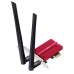 Адаптер беспроводной связи (Wi-Fi) CUDY BE9300 PCI Express Adapter Bluetooth 5.4 PCI Express Adapter with Heatsink, Intel BE200 module, Tri-band 2T2R, Magnetized antenna base, 2 high gain detachable antennas