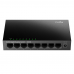 Коммутатор CUDY 8-Port Gigabit Metal Switch 5-Port Gigabit Ethernet Switch, 5 10/100/1000M RJ45 Ports, Loop Detection, USB-C Power Input, Plug & Play, Wall-Mount