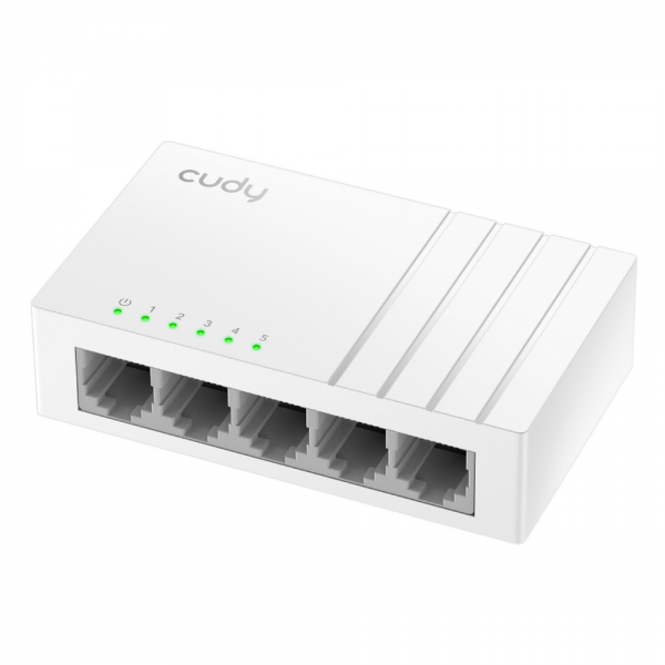 Коммутатор CUDY 5-Port Gigabit Splitter with USB C 5-Port Gigabit Desktop Switch, 5 10/100/1000M RJ45 Ports, Loop Detection, Desktop Plastic Case, Power Saving, Plug & Play, Wall-Mount, Power Adapter Not Included