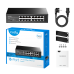 Коммутатор CUDY 16-Port 10/100 Mbps Metal Switch 16-Port 10/100 Mbps Switch, 16 10/100 Mbps RJ45 Ports, Switch/VLAN/Extend working mode DIP switch, Rack-mountable Steel Case, Power Saving, Plug & Play, Rack-Mount kits included