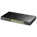 Коммутатор CUDY 24-Port Gigabit PoE+ Switch with 2 SFP ports 300W 24-10/100/1000 BASE-T Gigabit ports, 19-inch, 2-1000 BASE-X SFP Slot, 24-port IEEE 802.3at PoE+ Injector, Supports PoE power up to 30W for each PoE port, CCTV Mode (Transmit distance up to