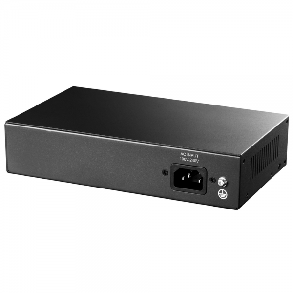 Коммутатор CUDY FS1010P 8-Port 10/100M PoE+ Switch with 2 Uplink Ports 120W 8-Port 10/100M PSE RJ-45 +2 RJ45 10/100M Uplink Port Unmanaged PoE+ Switch 120W, CCTV/VLAN mode support, long distance:250M at CCTV mode. 802.3af/at standard, Support PD Ali