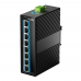 Коммутатор CUDY 8-Port Gigabit Industrial PoE Switch 8-Port Aluminum Industrial PoE Switch, 1000Mbps 8-Port RJ45, 802.3at/af, Din-rail design, Power supply: DC12~52V work temperature:-40 °C-80°C, Power Adapter Not Included