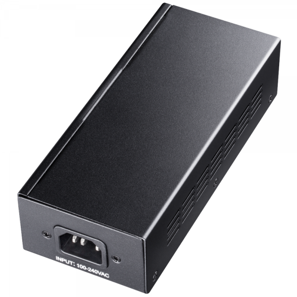 PoE-адаптер CUDY 60W Gigabit PoE+/PoE Injector, 802.3at (60W)/802.3af Standard, Data and Power Carried over The Same Cable Up to 100 Meters, Wall Mount, Metal Case