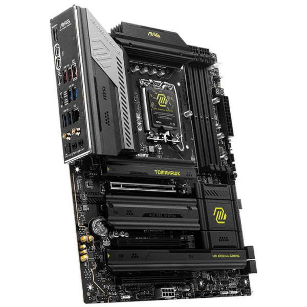 Материнская плата MSI MAG Z890 TOMAHAWK WIFI Z890, LGA1851, 4*DDR5, 3*PCIEx16, 4*M.2, 2*TypeC, 3*USB3.2Gen2, 6*USB3.2Gen1, 4*USB2.0, 4*SATA3.0, 5G, 2*Type-C(DP), HDMI, ATX, RTL