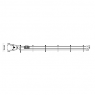 Кабель Gospower 0504-18030040,  Power cable DC 3m