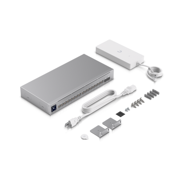 Ubiquiti UniFi Switch Pro Max 16 Коммутатор в стойку, 4х 2.5G RJ45, 12х 1G RJ45, 2х 10G SFP+