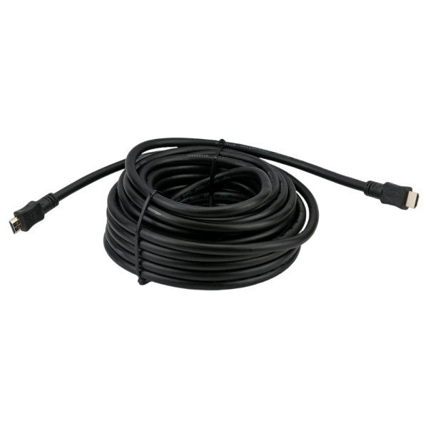 Кабель HDMI Cablexpert CC-4L-15M черный, серия Light (CCS), 15м, HDMI 2.0, 19M/19M, позол.контакты, экран, пакет