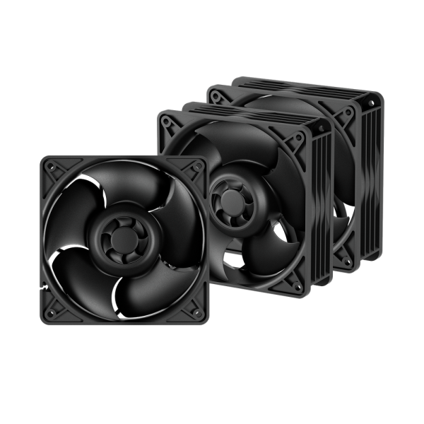 Вентилятор для процессора корпусной Arctic Cooling S12038-4K 3 Pack S12038-4K Dual Ball Bearing with Brass Housing/ 106 cfm / 600–4000 rpm (ACFAN00303A)