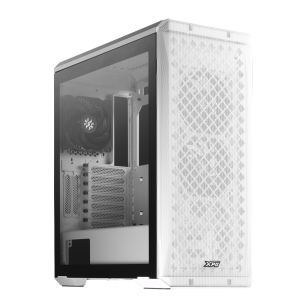 Корпус для ПК XPG Bad Pack DEFENDER WHITE (DEFENDER-WHCWW) (Midi-Tower, белый, TG, 120mm fan*3) bp