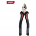 Диагональные бокорезы Deli DL0204 160мм, Cr-V, эксцентриковый шарнир, антикоррозийное покрытие, трехкомпонентная прорезиненная рукоять