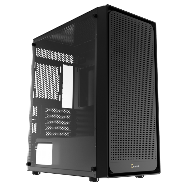 Корпус для ПК Case Ocypus Gamma C50 BK mATX / win / black / no PSU / Tempered Glass