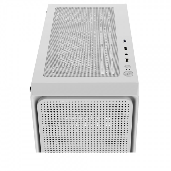 Корпус для ПК Case Ocypus Gamma C50 WH mATX / win / white / no PSU / Tempered Glass
