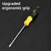 Набор отверток Deli DL630004N 4шт SL5x100 + SL6x150 + PH1x100 + PH2x150 сталь Cr-V, двухкомпонентная прорезиненная рукоять