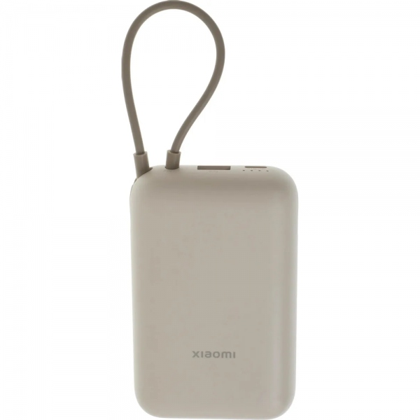 Внешний аккумулятор Xiaomi Power Bank 10000mAh (встроенный кабель) Tan GL