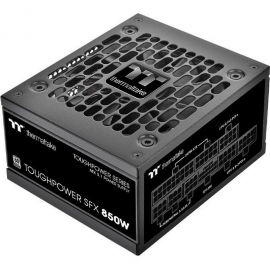 Блок питания ПК Thermaltake Toughpower SFX 850 /0850W/Fully Modular/Non Light/Full Range/Analog/80 Plus Platinum/EU/100% JP CAP/All Flat Cables/Gen 5