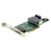 RAID-контроллер Broadcom 9361-8i(2G) SGL (LSI00462 / 05-25420-17004 / 03-25420-08D) PCIe 3.0 x8 LP, SAS/SATA 12G, RAID 0,1,5,6,10,50,60, 8port (2*int SFF8643), Cache 2GB, 3108ROC, RTL (R8i) {5}, (003563)