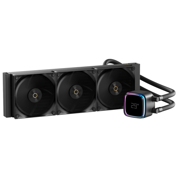 Жидкостная система охлаждения Ocypus Вентилятор Cooler Iota L36 BK ARGB Black 300W/ All Intel/ AMD AM*/ Digital display / Screws