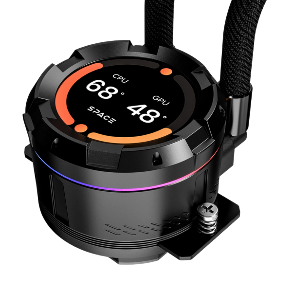 Жидкостная система охлаждения ID-Cooling SL360 PRO SE /LCD SCREEN /350W /all Intel /all AMD