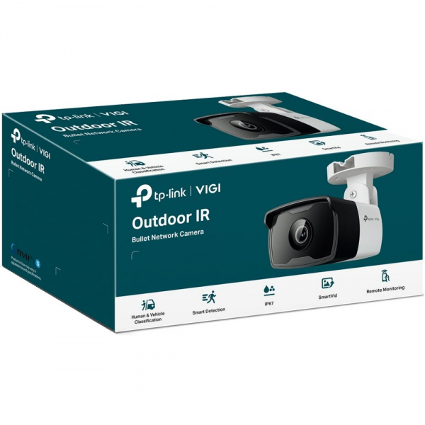 IP-камера TP-LINK Bad Pack VIGI C320I(4mm) VIGI Уличная цилиндрическая IP-камера 2 Мп с ИК-подсветкой