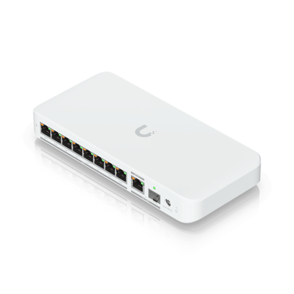 Ubiquiti UniFi Switch Flex 2.5G PoE PoE-коммутатор, 8х 2.5G RJ45, 1х 10G RJ45/SFP+, раздача 196 Вт