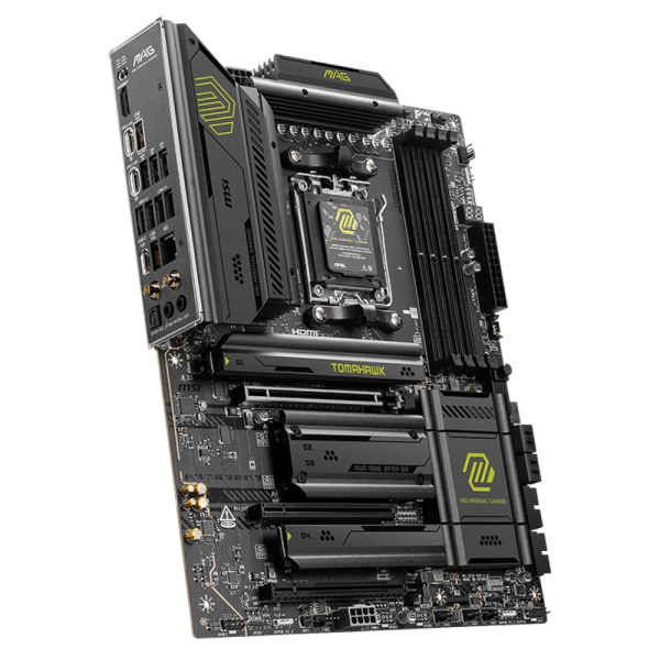 Материнская плата MSI MAG X870E TOMAHAWK WIFI X870E, AM5, 4*DDR5, 3*PCIEx16, 4*M.2, 4*TypeC, 2*USB3.2Gen2, 7*USB3.2Gen1, 8*USB2.0, 4*SATA3.0, 5G, Type-C(DP), HDMI, ATX, RTL