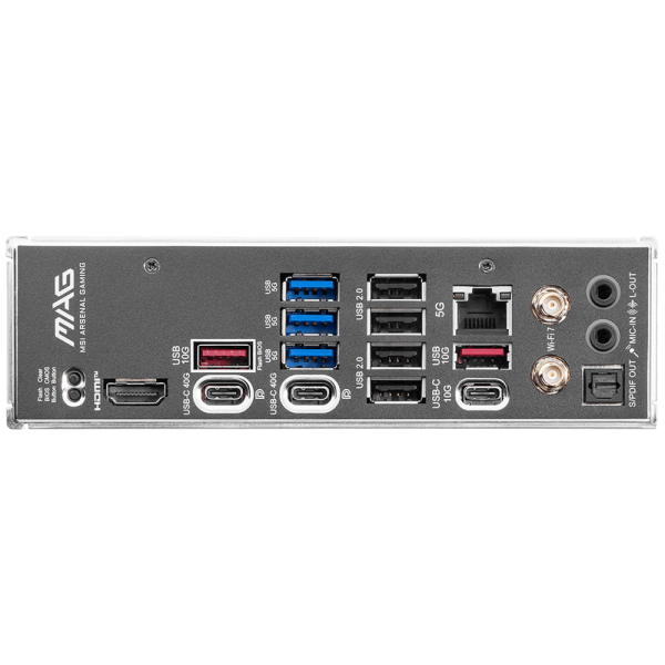 Материнская плата MSI MAG X870E TOMAHAWK WIFI X870E, AM5, 4*DDR5, 3*PCIEx16, 4*M.2, 4*TypeC, 2*USB3.2Gen2, 7*USB3.2Gen1, 8*USB2.0, 4*SATA3.0, 5G, Type-C(DP), HDMI, ATX, RTL