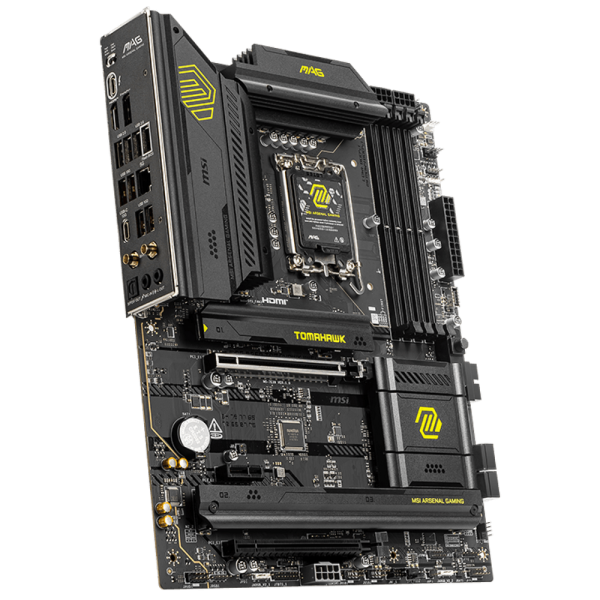 Материнская плата MSI MAG B860 TOMAHAWK WIFI B860, LGA1851, 4*DDR5, 2*PCIEx16, 1*PCIEx1, 3*M.2, 3*TypeC, 4*USB3.2Gen2, 2*USB3.2Gen1, 8*USB2.0, 4*SATA3.0, 5G, Type-C(DP), DP, HDMI, ATX, RTL