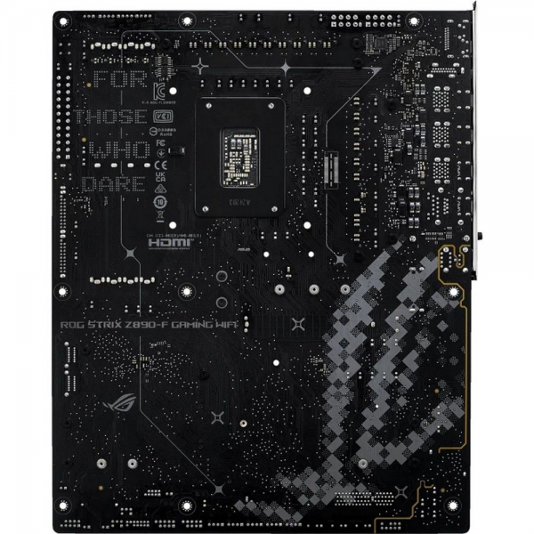 Материнская плата ASUS ROG STRIX Z890-F GAMING WIFI LGA1851 ATX 4xDDR5 2xPCIEx16 5xM.2 2xThunderbolt 2xUSB-C DP HDMI 2.5GLAN Wi-Fi 7