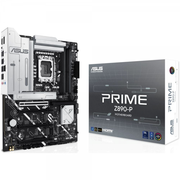 Материнская плата ASUS PRIME Z890-P LGA1851 ATX 4xDDR5 4xPCIEx16 4xM.2 USB-C DP HDMI 2.5GLAN