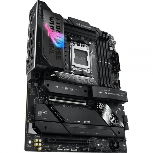 Материнская плата ASUS ROG STRIX X870E-E GAMING WIFI AM5 ATX 4xDDR5 2xPCIEx16 5xM.2 2xUSB-C HDMI 5GLAN Wi-Fi 7
