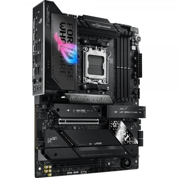 Материнская плата ASUS ROG STRIX X870E-E GAMING WIFI AM5 ATX 4xDDR5 2xPCIEx16 5xM.2 2xUSB-C HDMI 5GLAN Wi-Fi 7