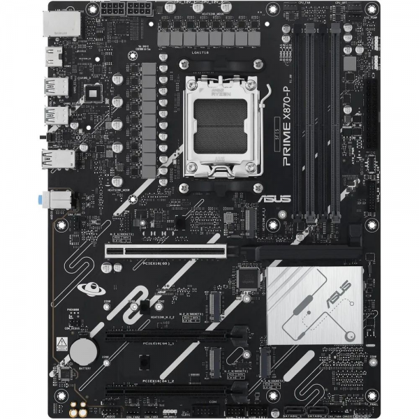 Материнская плата ASUS PRIME X870-P AM5 ATX 4xDDR5 3xPCIEx16 4xM.2 2xUSB-C HDMI 2.5GLAN