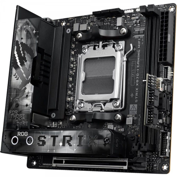 Материнская плата ASUS ROG STRIX X870-I GAMING WIFI AM5 mini-ITX 2xDDR5 PCIEx16 2xM.2 3xUSB-C HDMI 2.5GLAN Wi-Fi 7