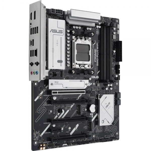 Материнская плата ASUS PRIME B840-PLUS WIFI AM5 ATX 4xDDR5 4xPCIEx16 PCIEx1 3xM.2 USB-C DP HDMI 2.5GLAN Wi-Fi 6Е