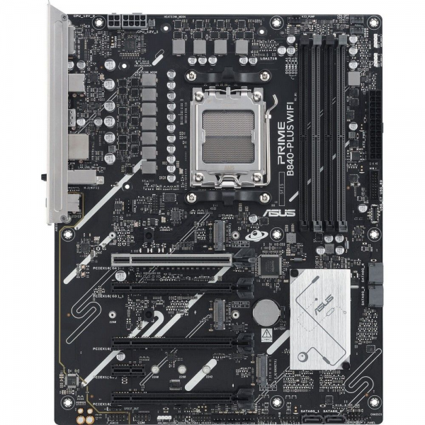 Материнская плата ASUS PRIME B840-PLUS WIFI AM5 ATX 4xDDR5 4xPCIEx16 PCIEx1 3xM.2 USB-C DP HDMI 2.5GLAN Wi-Fi 6Е