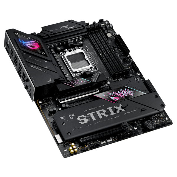 Материнская плата ASUS ROG STRIX B850-E GAMING WIFI AM5 ATX 4xDDR5 2xPCIEx16 5xM.2 2хUSB-C DP HDMI 5GLAN Wi-Fi 7