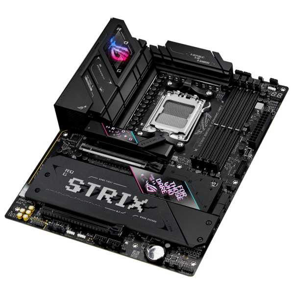 Материнская плата ASUS ROG STRIX B850-E GAMING WIFI AM5 ATX 4xDDR5 2xPCIEx16 5xM.2 2хUSB-C DP HDMI 5GLAN Wi-Fi 7