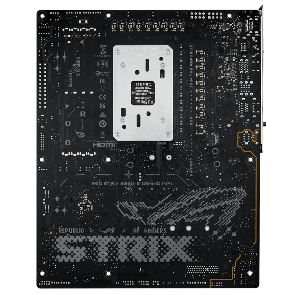 Материнская плата ASUS ROG STRIX B850-E GAMING WIFI AM5 ATX 4xDDR5 2xPCIEx16 5xM.2 2хUSB-C DP HDMI 5GLAN Wi-Fi 7