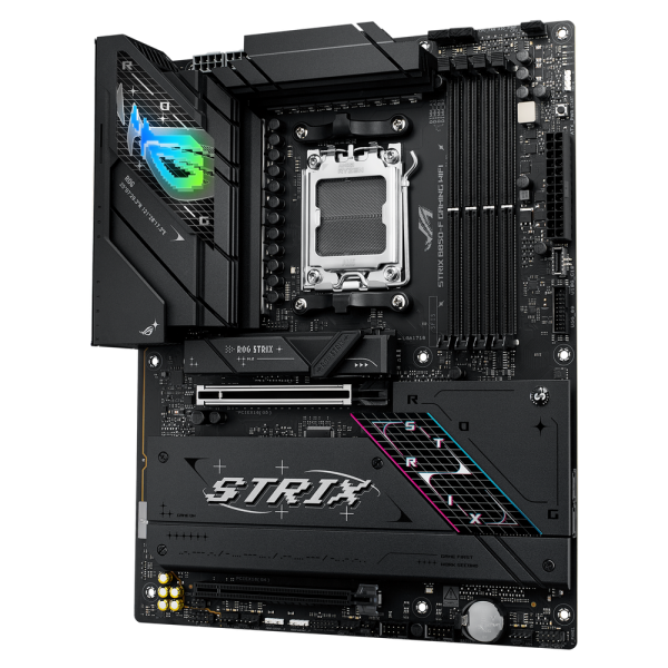 Материнская плата ASUS ROG STRIX B850-F GAMING WIFI AM5 ATX 4xDDR5 2xPCIEx16 4xM.2 2хUSB-C DP HDMI 2.5GLAN Wi-Fi 7