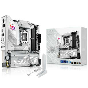 Материнская плата ASUS ROG STRIX B860-G GAMING WIFI LGA1851 mATX 4xDDR5 PCIEx16 4xM.2 Thunderbolt USB-C DP HDMI 2.5GLAN Wi-Fi 7