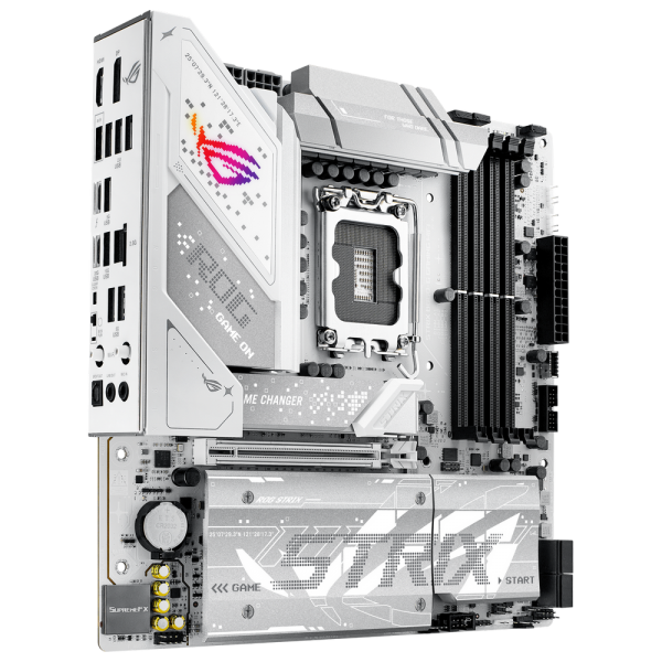 Материнская плата ASUS ROG STRIX B860-G GAMING WIFI LGA1851 mATX 4xDDR5 PCIEx16 4xM.2 Thunderbolt USB-C DP HDMI 2.5GLAN Wi-Fi 7
