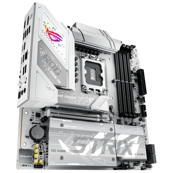Материнская плата ASUS ROG STRIX B860-G GAMING WIFI LGA1851 mATX 4xDDR5 PCIEx16 4xM.2 Thunderbolt USB-C DP HDMI 2.5GLAN Wi-Fi 7