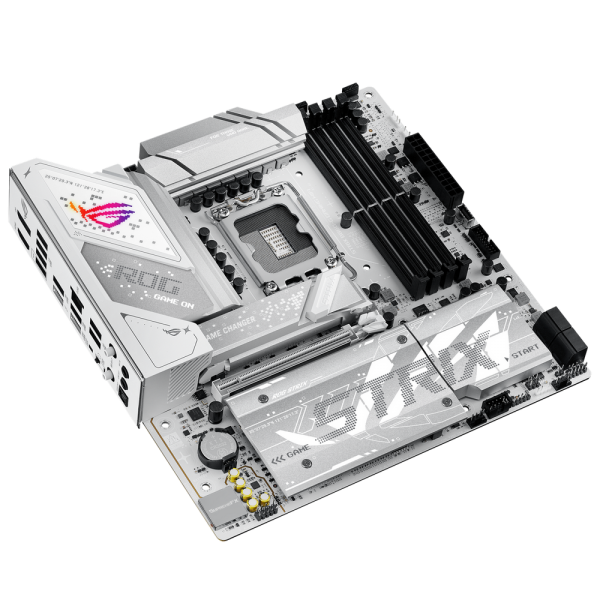 Материнская плата ASUS ROG STRIX B860-G GAMING WIFI LGA1851 mATX 4xDDR5 PCIEx16 4xM.2 Thunderbolt USB-C DP HDMI 2.5GLAN Wi-Fi 7