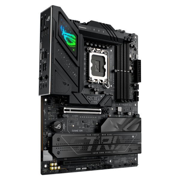 Материнская плата ASUS ROG STRIX B860-F GAMING WIFI LGA1851 ATX 4xDDR5 2xPCIEx16 4xM.2 Thunderbolt USB-C DP HDMI 2.5GLAN Wi-Fi 7