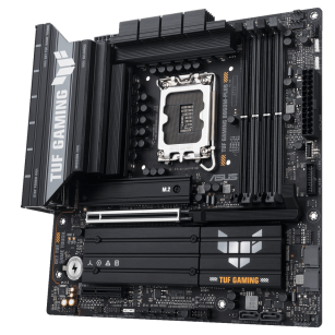 Материнская плата ASUS TUF GAMING B860M-PLUS LGA1851 mATX 4xDDR5 PCIEx16 PCIEx4 3xM.2 USB-C DP HDMI 2.5GLAN